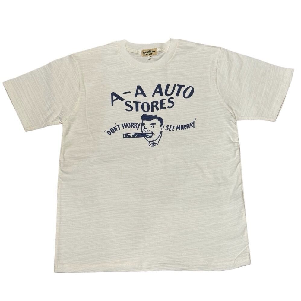 SNOW PLANT VINTAGE GRAPHIC TEE “A-A AUTO STORES"