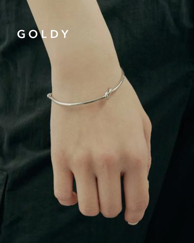 GOLDY/ゴールディ/スリム ノット ブレスレット/アクセサリー/4240302【追跡可能メール便180円】