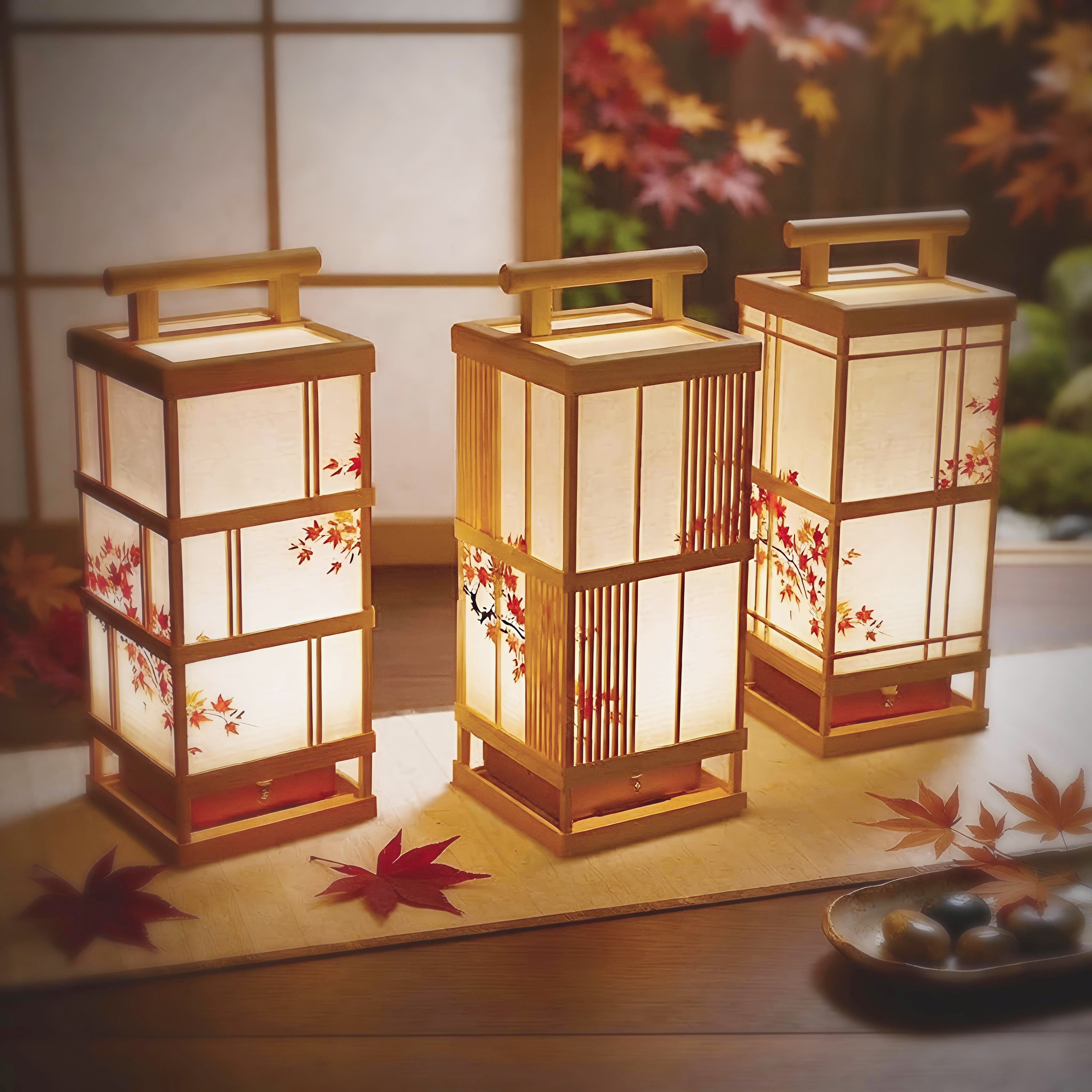 下町の灯火【紅葉】人感センサーライト「送料込」 | 和広真wakoushin