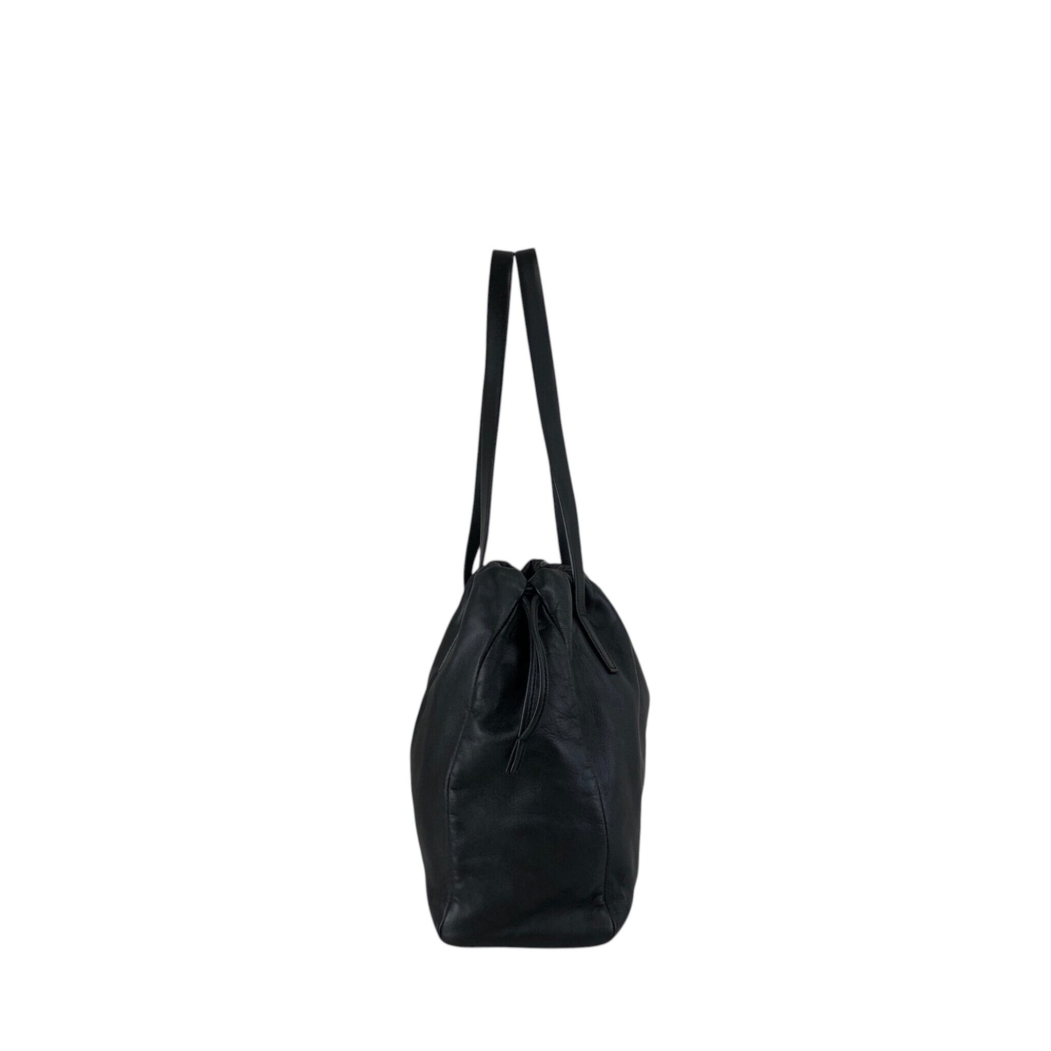 LOEWE ロエベ トートバッグ ブラック アナグラム ナッパレザー vintage