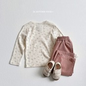 【取寄/韓国直送】VIVID-I レースラベルアイレットTシャツ｜秋服｜韓国子供服｜26/AT