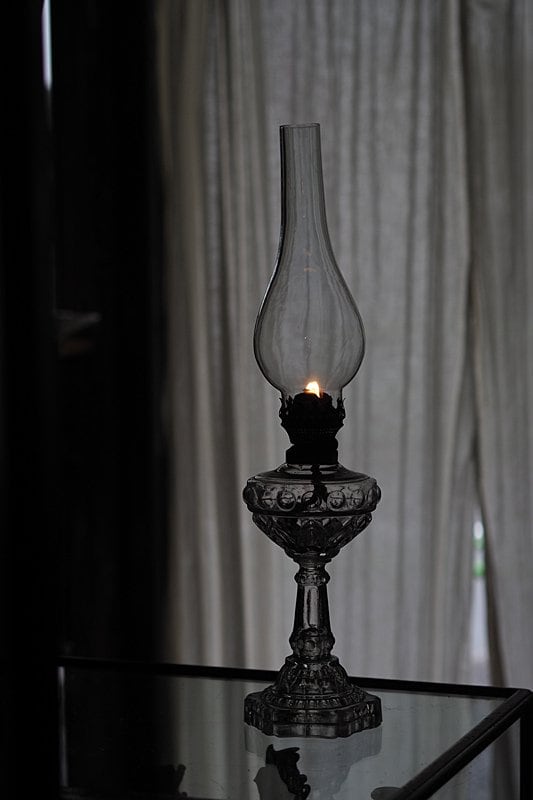 ガラスオイルランプ 仏より-antique glass oil lamp | アンティーク