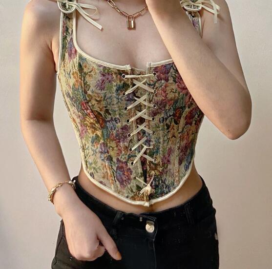 新作 レディース トップス ベスト キャミソール インナー 下着 フレンチ風