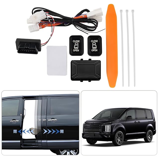 新型デリカD5 ODK STYLEアッパーグリル&アイラインセット FRP未塗装