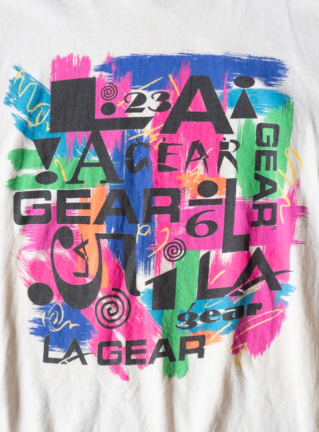 "L.A.GEAR" 1990s Grapic t-shirt