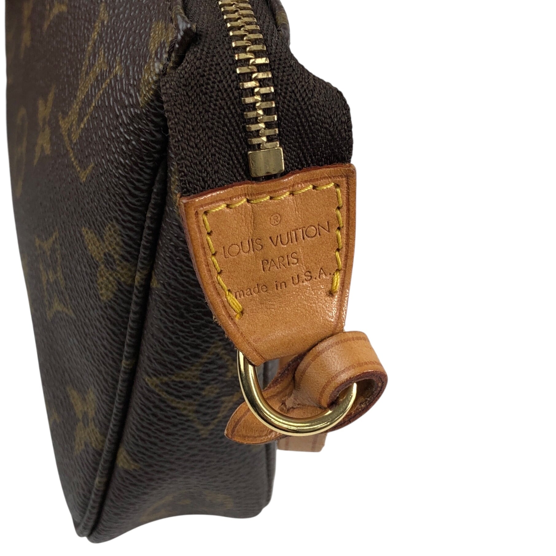 LOUIS VUITTON ルイヴィトン モノグラム ハンドバッグ ブラウン PVC