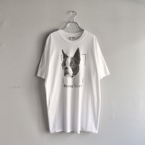 “Boston Terrier” Front Printed Dog T-shirt s/s