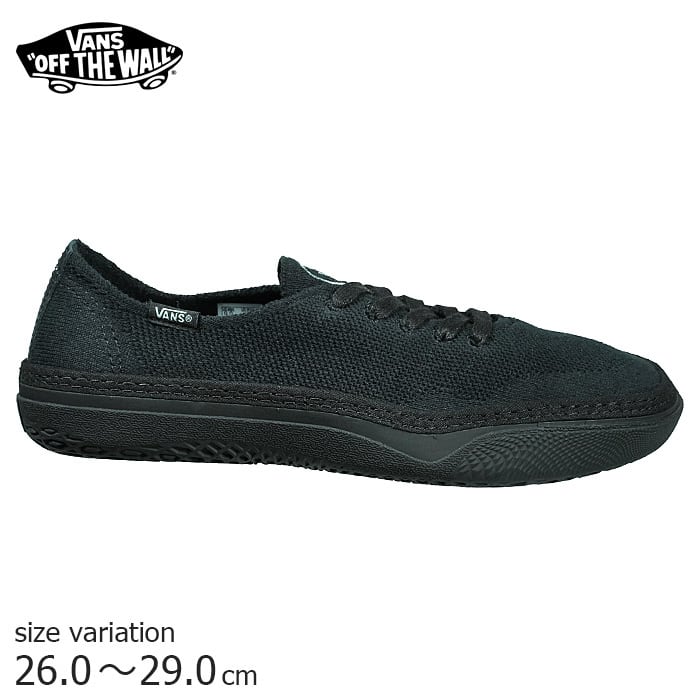VANS CIRCLE VEE BLK/BLK バンズ スケート サークルビー スニーカー