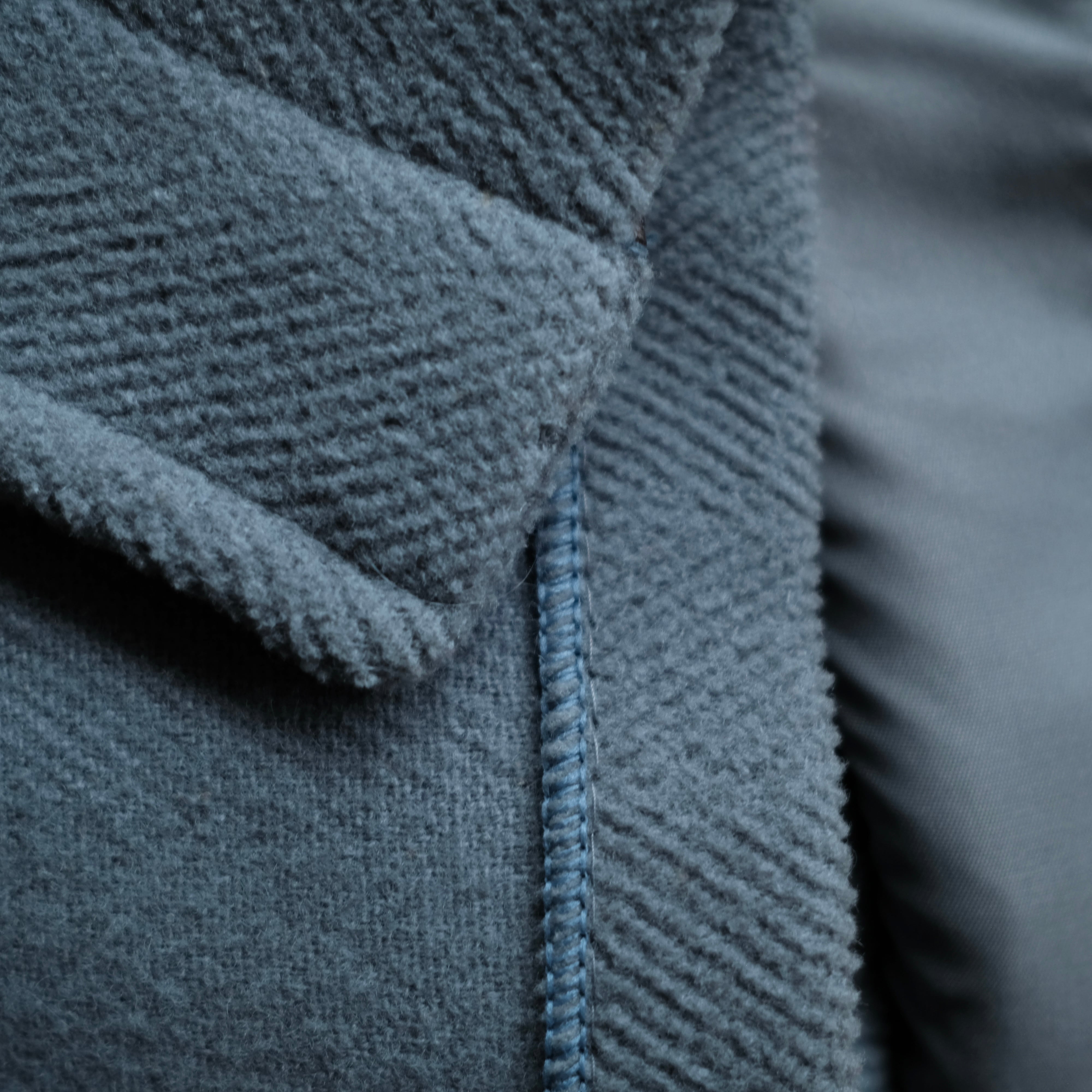 80-90s GLOVERALL KINGSTON HBT DUFFLE COAT BIG SIZE / BLUE GRAY