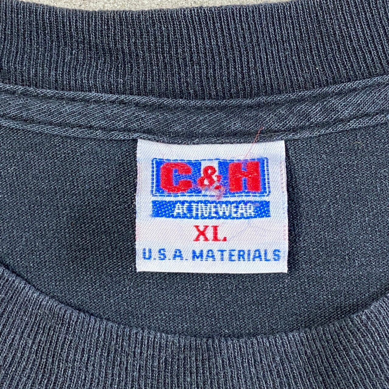 90年代 SCHOOL HIGH スカル マリファナ 両面プリントTシャツ メンズXL 