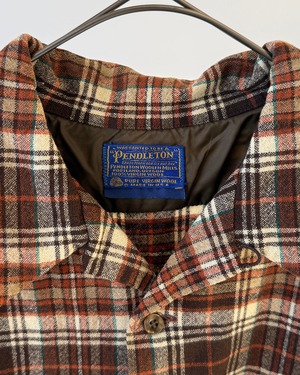 -Pendleton- Vintage 70s Board Shirt made in USA