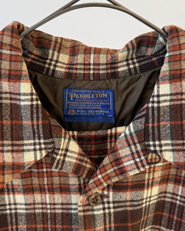 -Pendleton- Vintage 70s Board Shirt made in USA