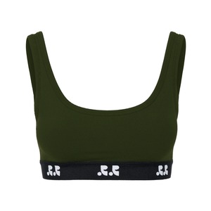 [rest & recreation] RR LOGO BAND BRA - KHAKI 正規韓国ブランド 韓国ファッション 韓国代行 レストアンドレクリエーション restrecreation 日本 店舗