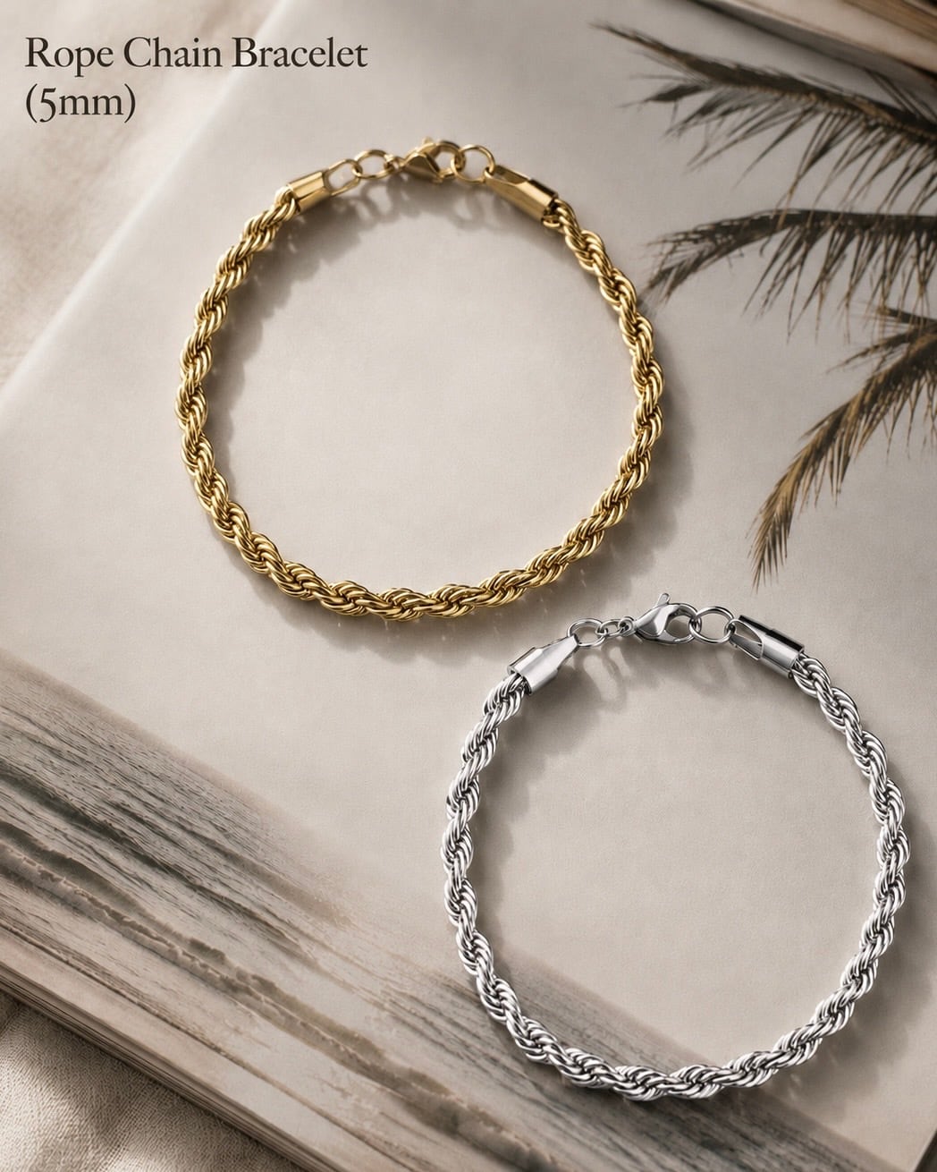 ☆大人気☆Rope chain bracelet (5mm)