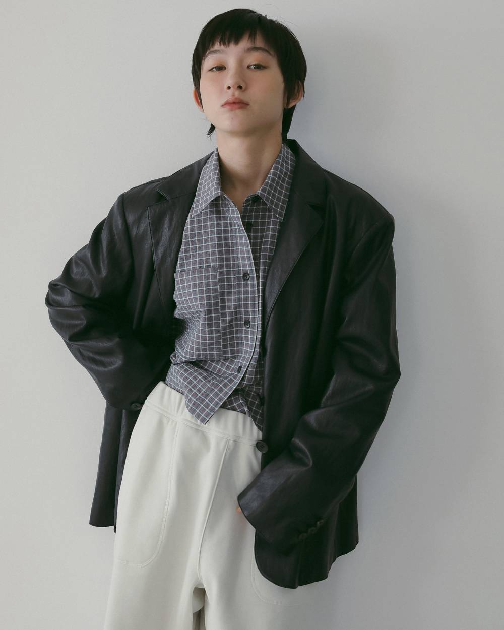 anuke 】Check Short Shirts | valance 福井｜レディース セレクト