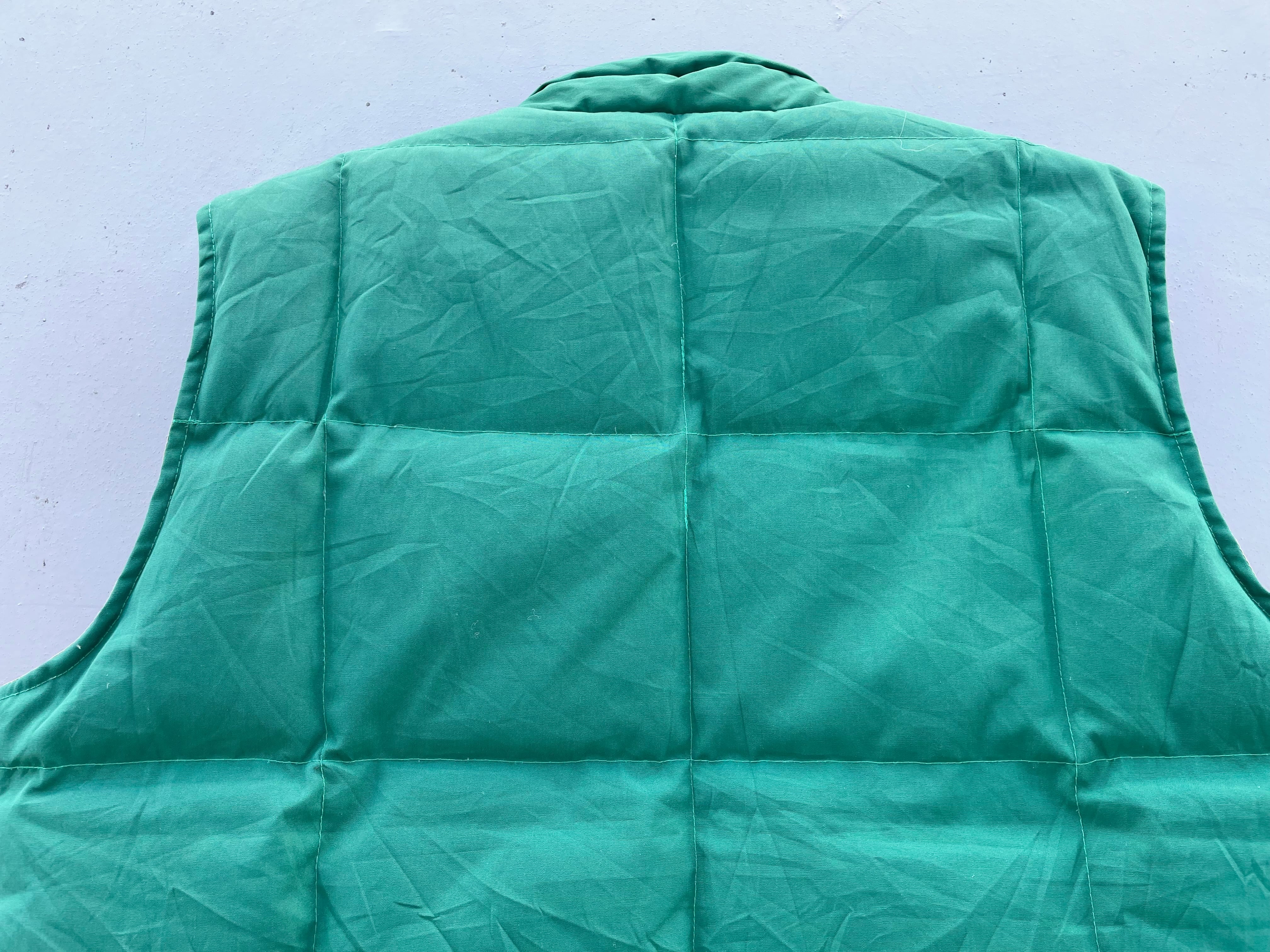 ST.JOHN'S BAY Down Vest XLsize!! 90s | Blue Ribbon -used&vintage-