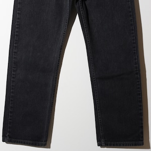 33×30 505-0260 USA 00年 サルファーブラックデニムパンツ Levi’s リーバイス 黒