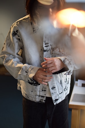 ensou. Erased Jean Jacket