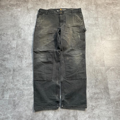 襤褸 10s ブラック ダブルニー Carhartt BLK 40×34