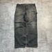 襤褸 10s ブラック ダブルニー Carhartt BLK 40×34