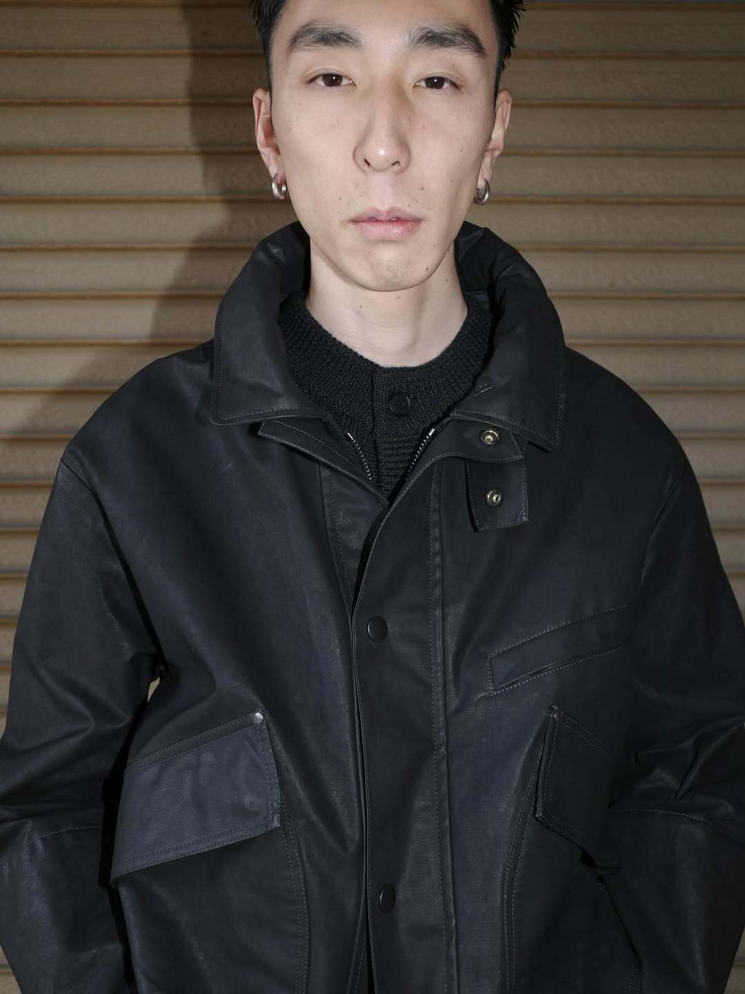 LEMAIRE SHORT RAIN JACKET ONYX OW1174 LF1495 | BEST PACKING STORE