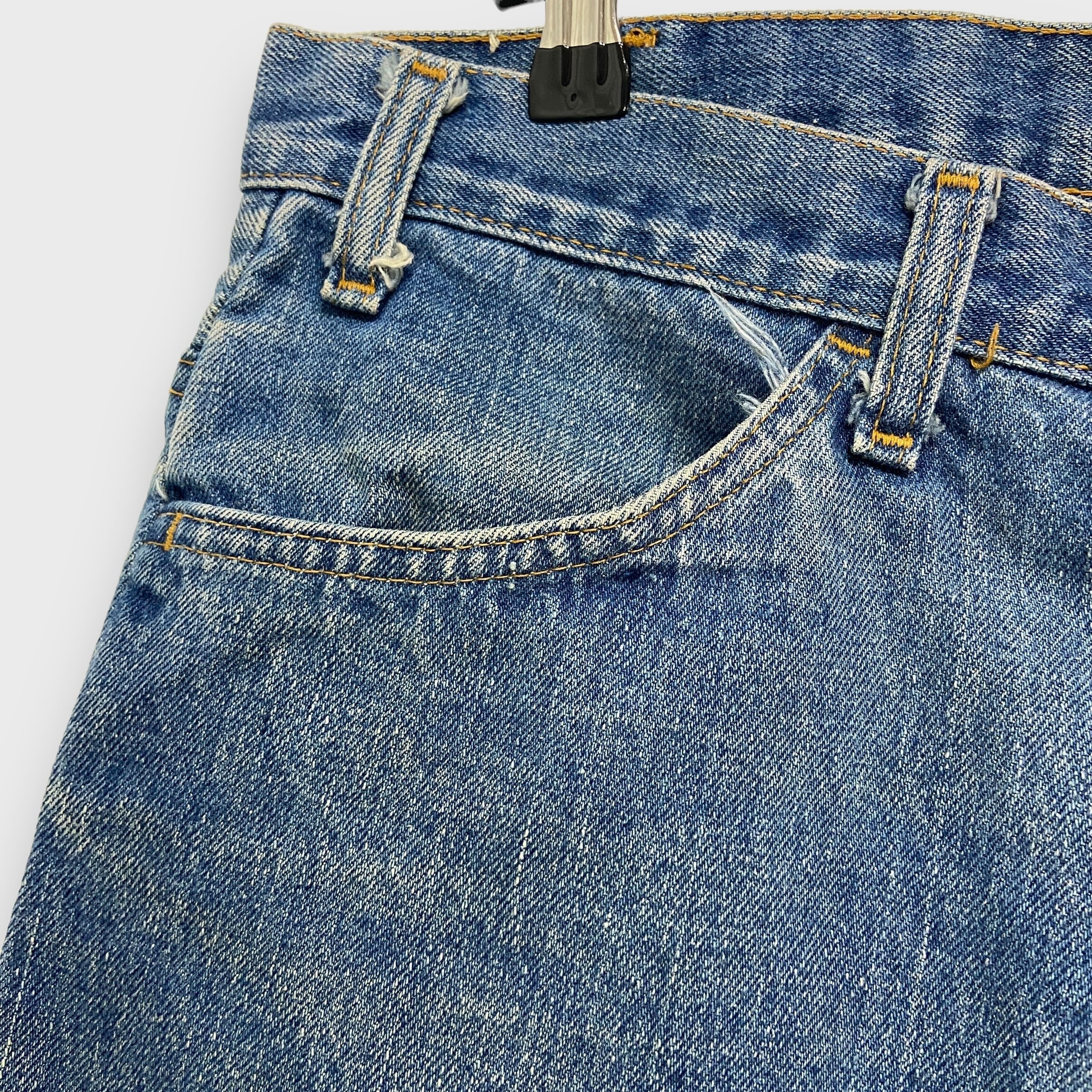 70s Levi's 519 ストレートデニムパンツ オレンジタブ W33L32 70s Levi's 519 ストレートデニムパンツ オレンジタブ W33L32
