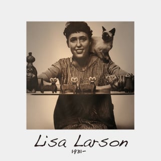 Lisa Larson リサラーソン Liten Katt 小猫 Gustavsberg グスタフ