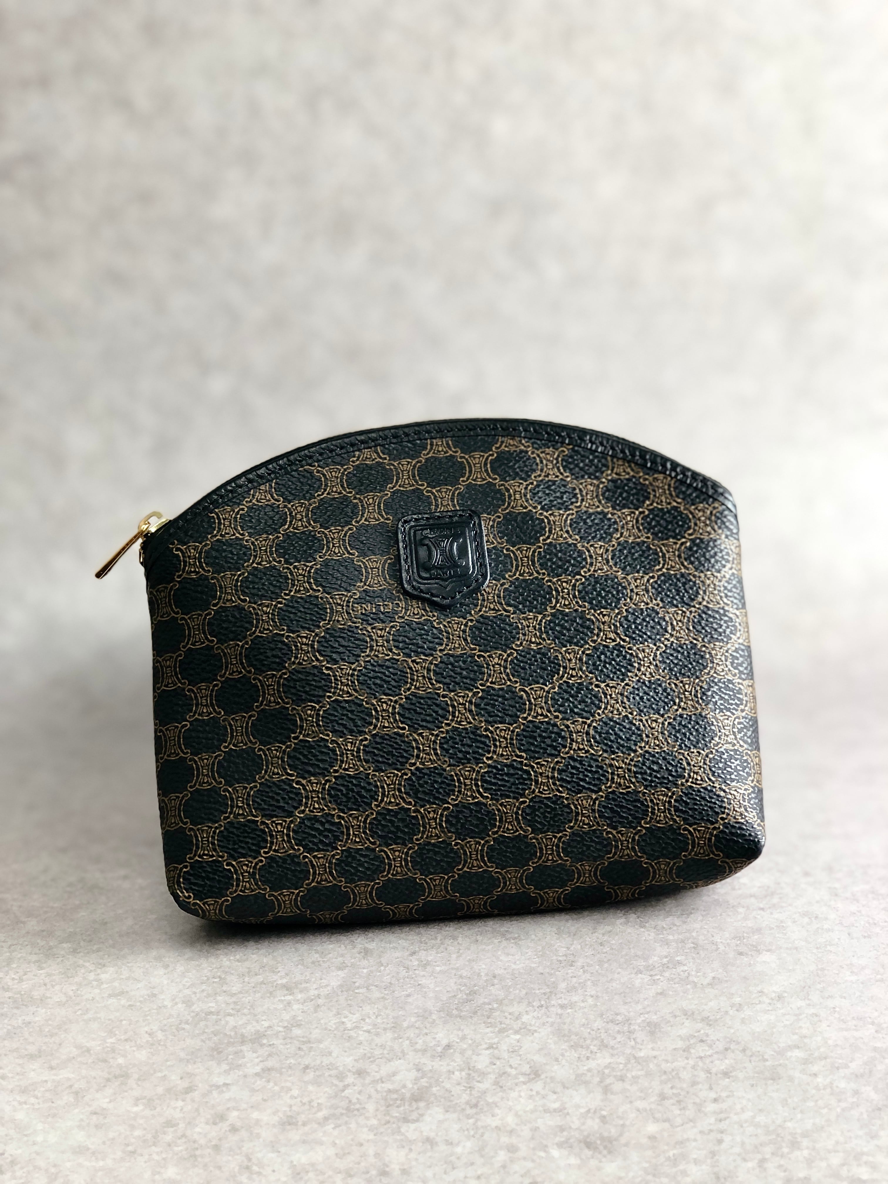 CELINE マカダム ポーチ ヴィンテージ