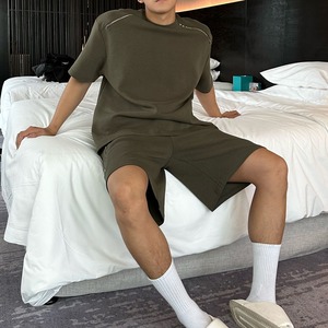 ジッパーTシャツ＆ショートパンツセットアップ（上下セット売り）　MT0530005