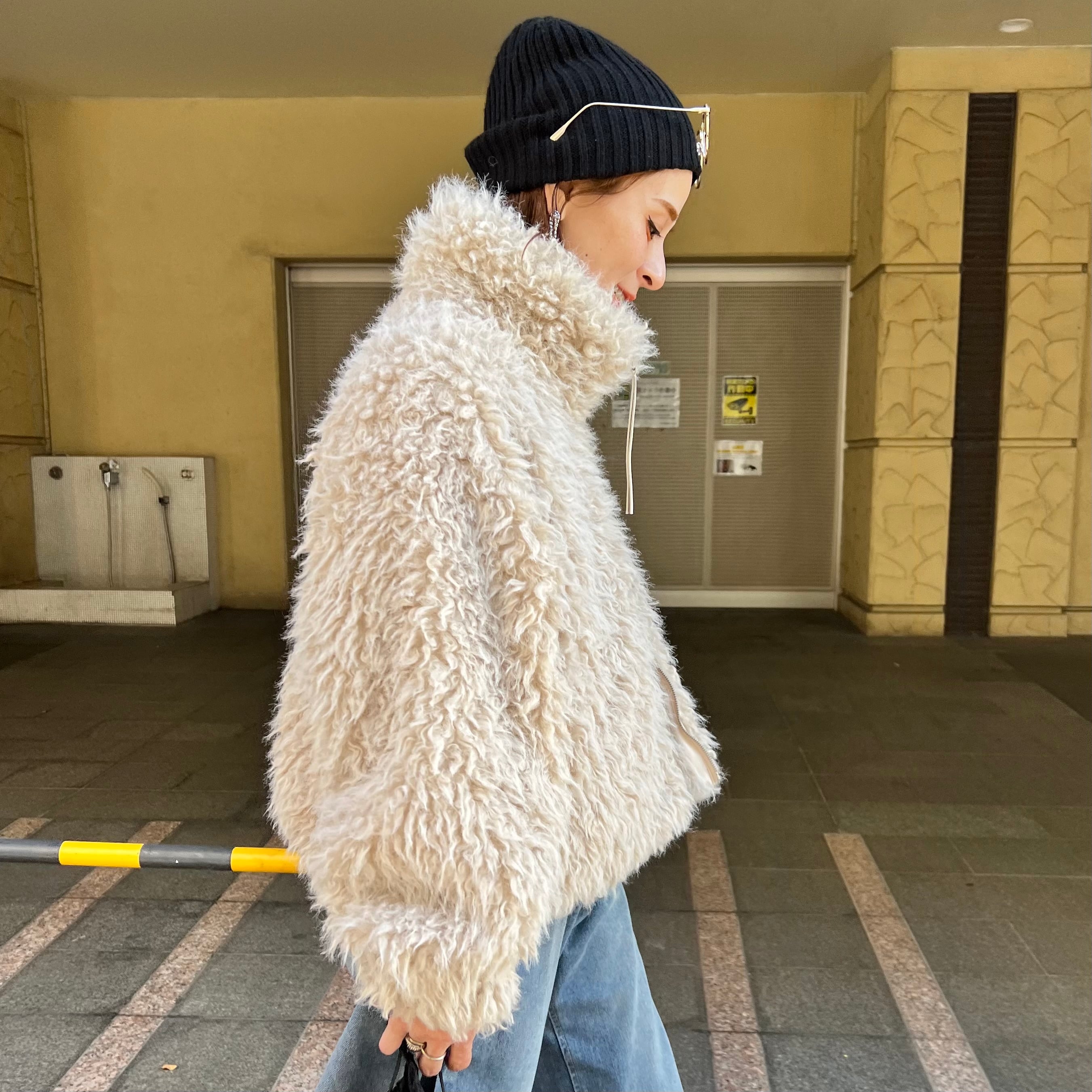 ミックスシープファーブルゾン※一部予約商品です※【p246987-z】宅配便