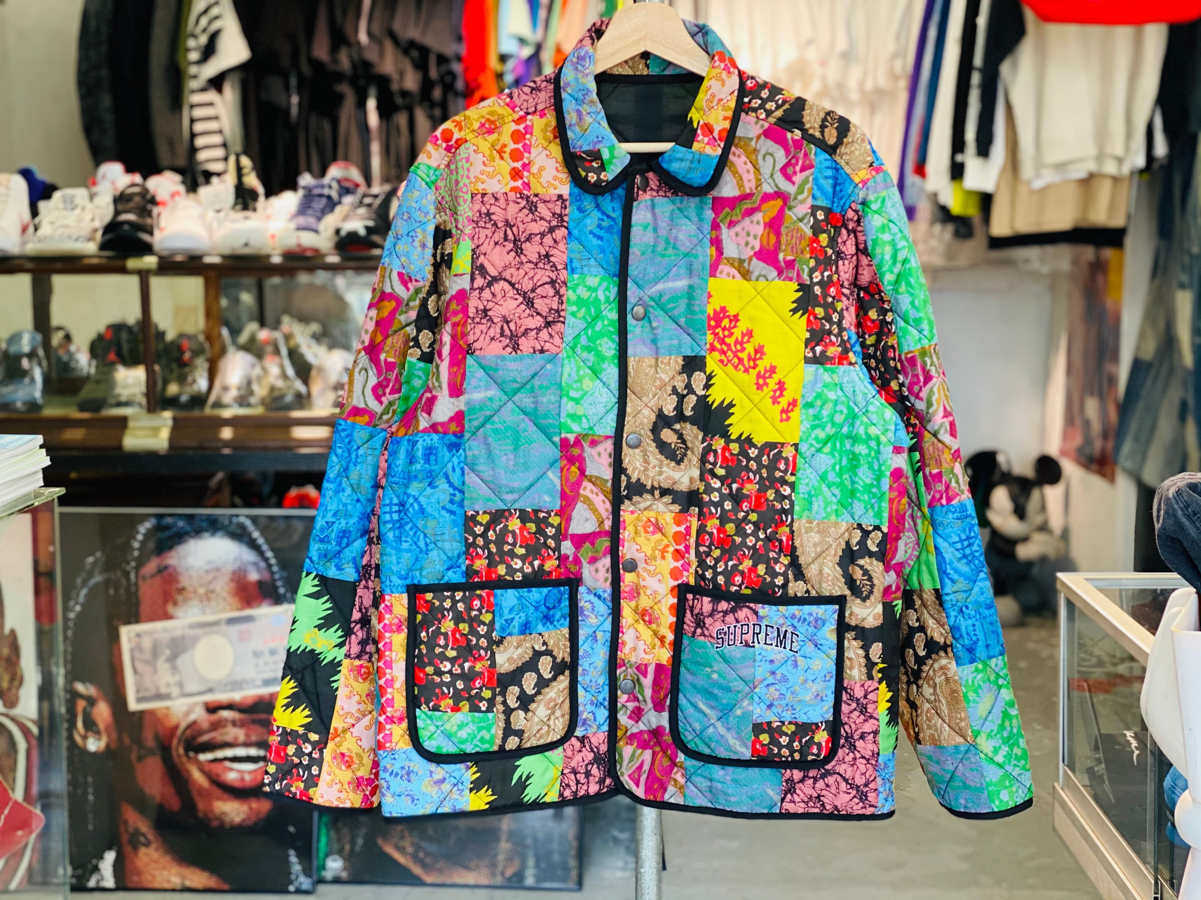 シュプリーム Patchwork Quilted Jacket