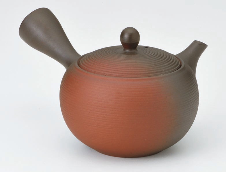 Y1120【常滑焼】久田貴久（佳窯）織部黒市松茶香炉 伝統工芸 銘品