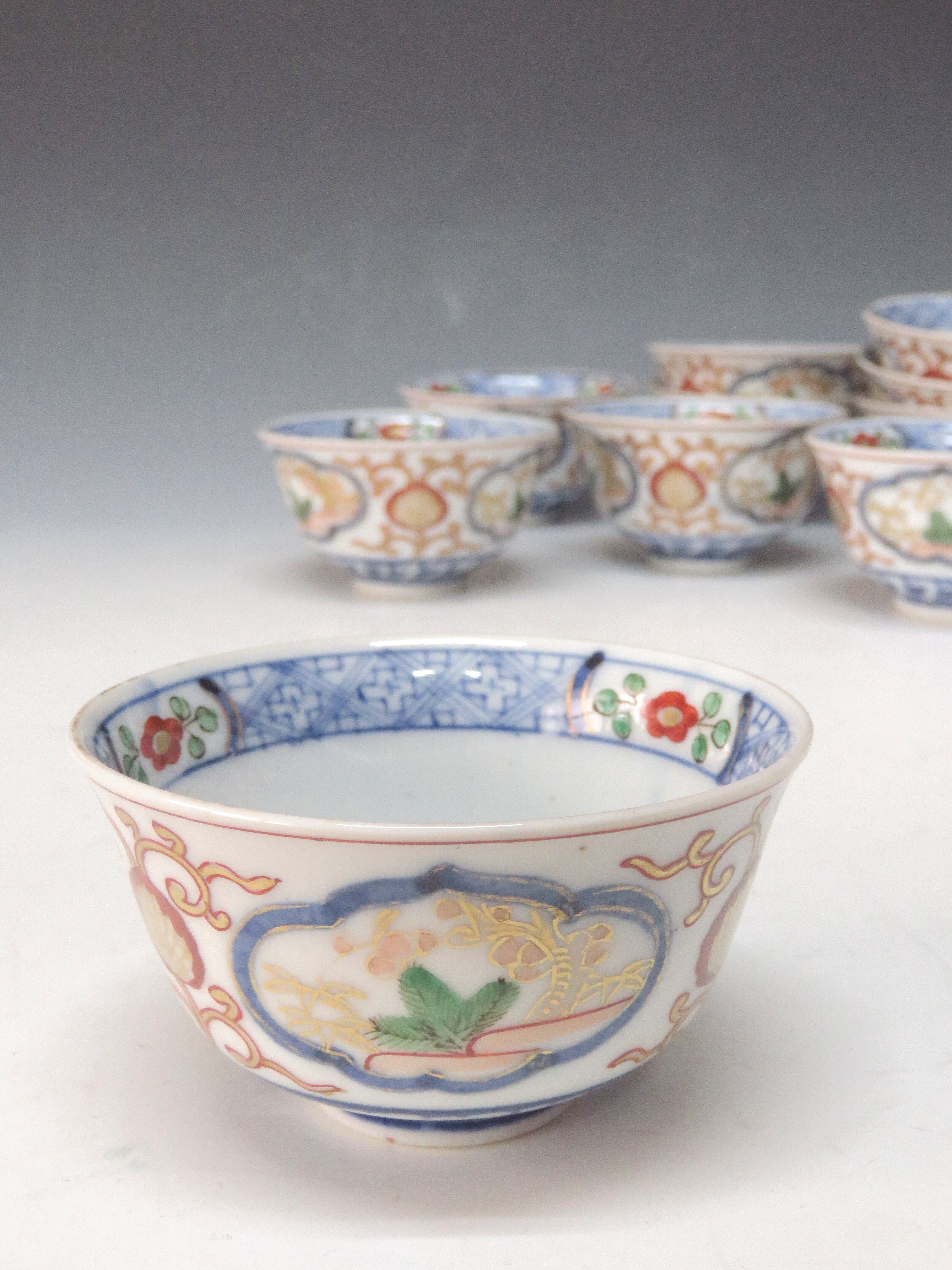 大聖寺 伊万里 色絵煎茶碗 小向付 1客 dby6276-s | こがん堂 大阪