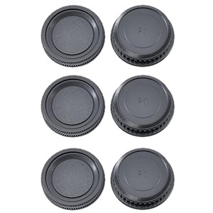 【特価処分】ATAK PENTAX ペンタックス K マウント 用 互換 Kキャップ/レンズ リア キャップ 3個 & ボディキャップ 3個 合計6個 (PENTAX ペンタックス K マウント 互換)