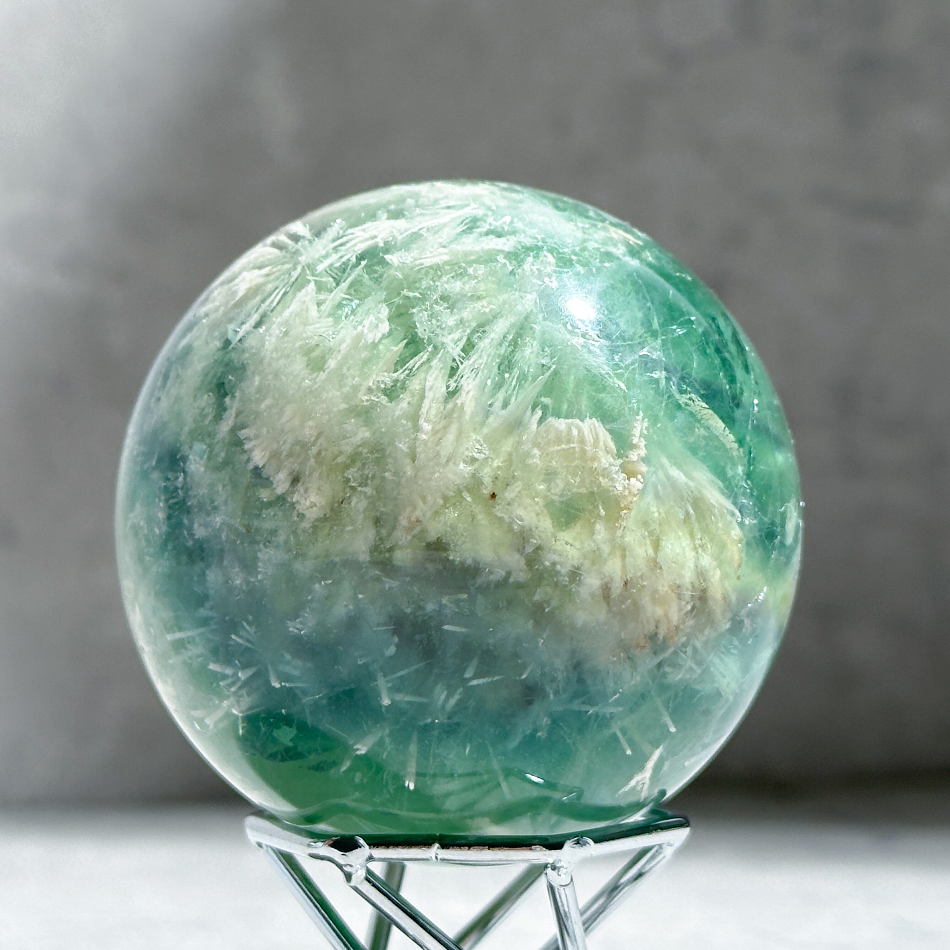 エンジェルフェザーフローライト スフィア03◇ Angel Feather Fluorite