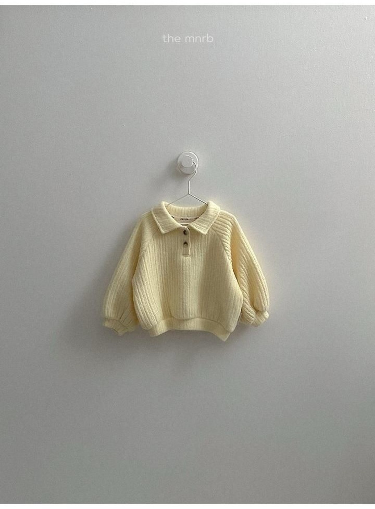 〖取寄〗韓国子供服 / 26winter / minirobe / ボーイカラートレーナー / キッズ *S~XL*