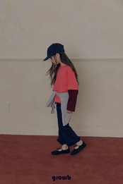 韓国子供服 / growb / メインズ Tシャツ / 秋服 *XS~JM*