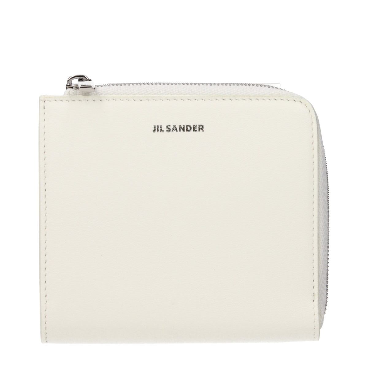 【新品】JIL SANDER ジルサンダー レディース 財布 レザー ホワイト UI0004P5995106