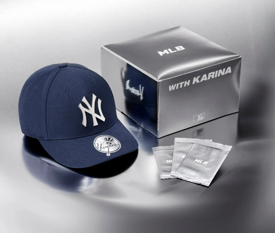 MLB カリナエディション キャップ 12時オープン!!☆aespa カリナ 着用!!新作キャップ【MLB