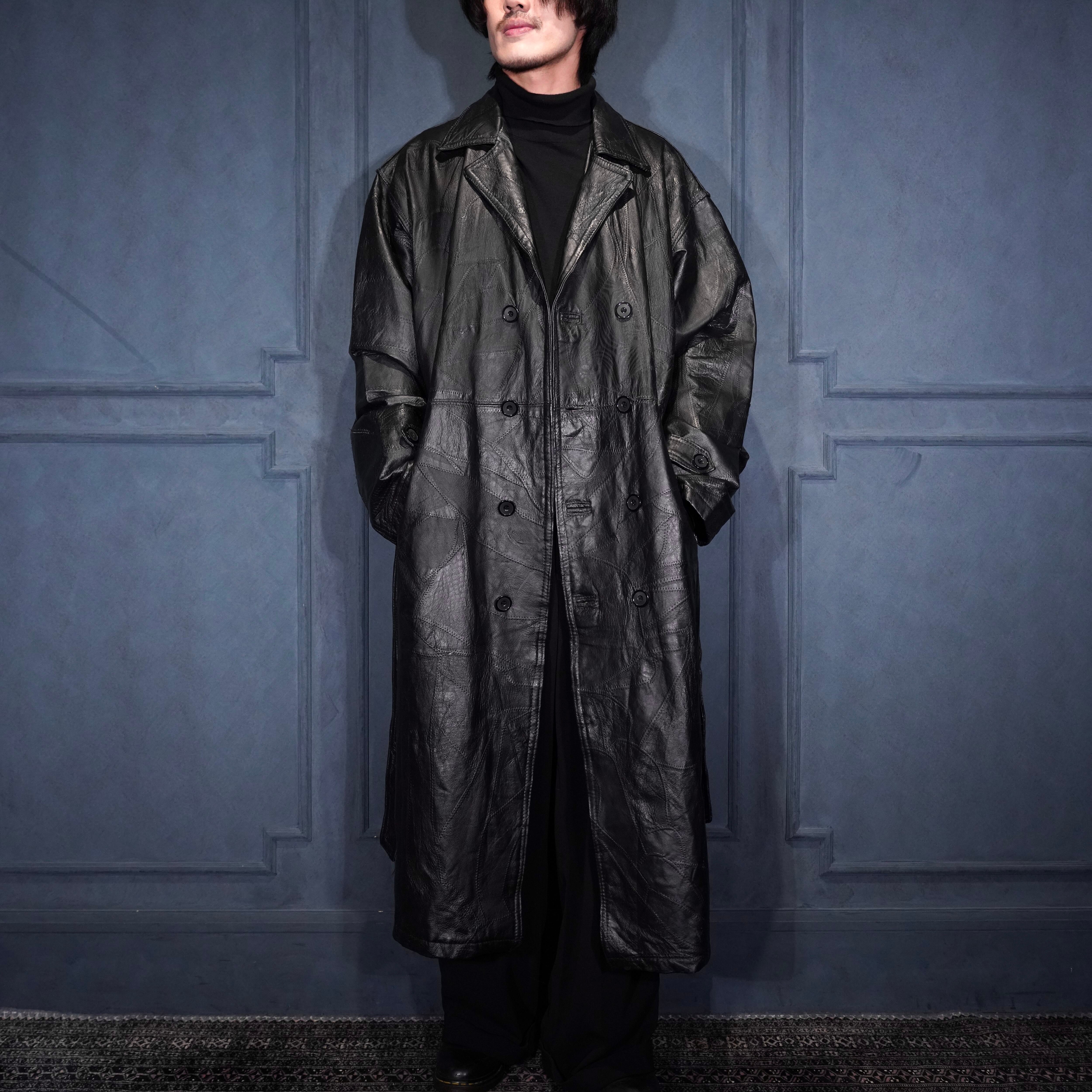 【美品】英国製　ビンテージ  ツイード　トレンチコート SOLD】1940年代 ヴィンテージ ツイード ロングコート アメリカ製