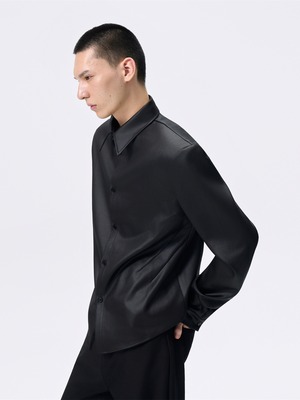 FRKM SCD 25 AW コーティングツイル ショルダーパッド長袖シャツ