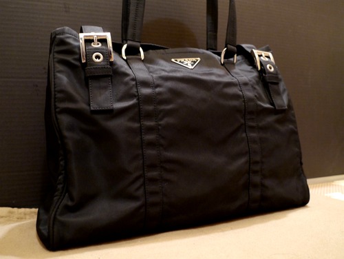 美品◆PRADAプラダ A4対応 ビジネス可 ナイロン トート バッグ◆