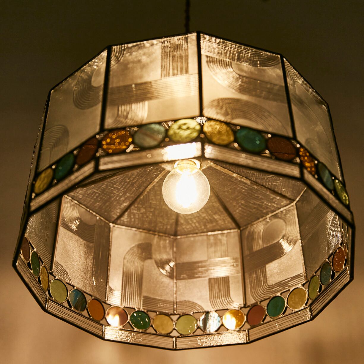 レトロ ガラス カラフルランプ ※欠け修正済み レトロ ガラス カラフルランプ ※欠け修正済み レトロ ガラス カラフル