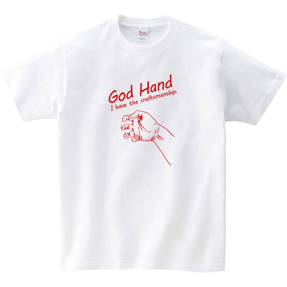 GOD HAND おもしろTシャツ OS19 神の手 仕事 職人技 仕事 特技 ゴッドハンド God Hand クール