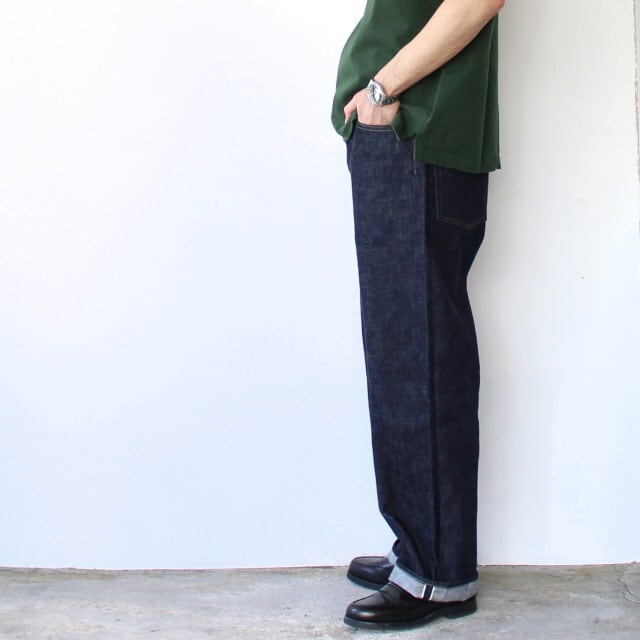 Orgueil 14oz本藍デニムワイドトラウザー / Tailor Jeans Wide