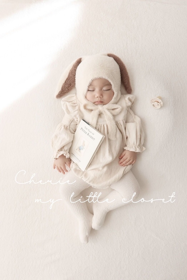 ふわふわアニマルボンネット