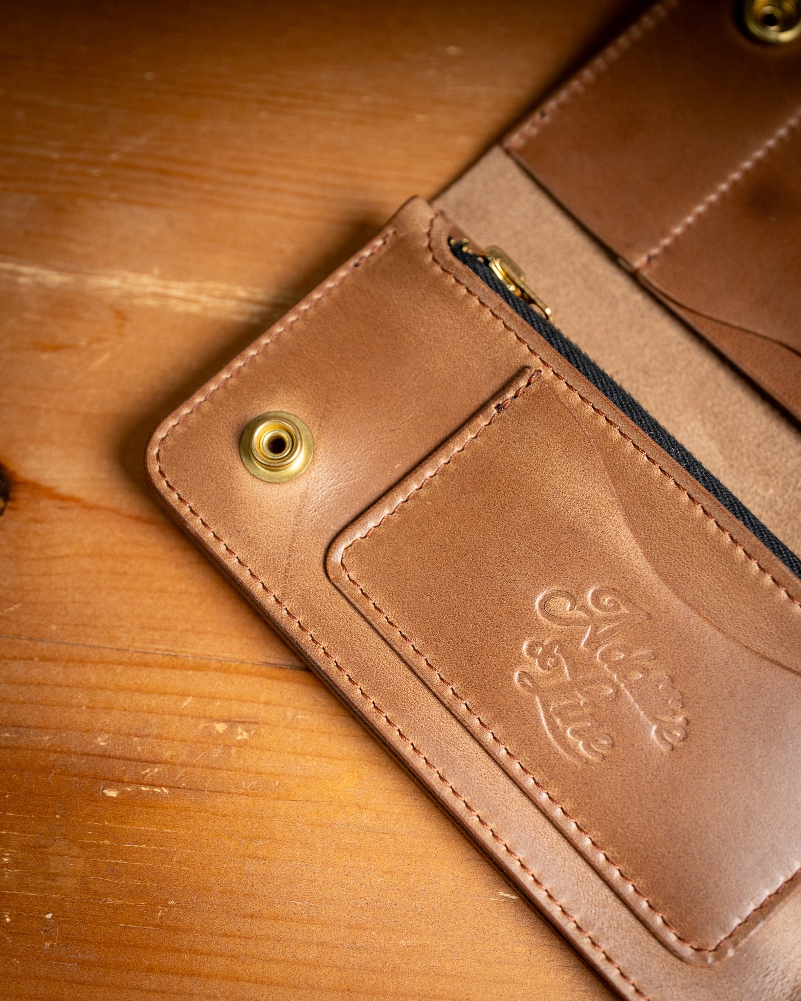 Additive and Line】Tracker Wallet TW-006 Horween Chromexcel