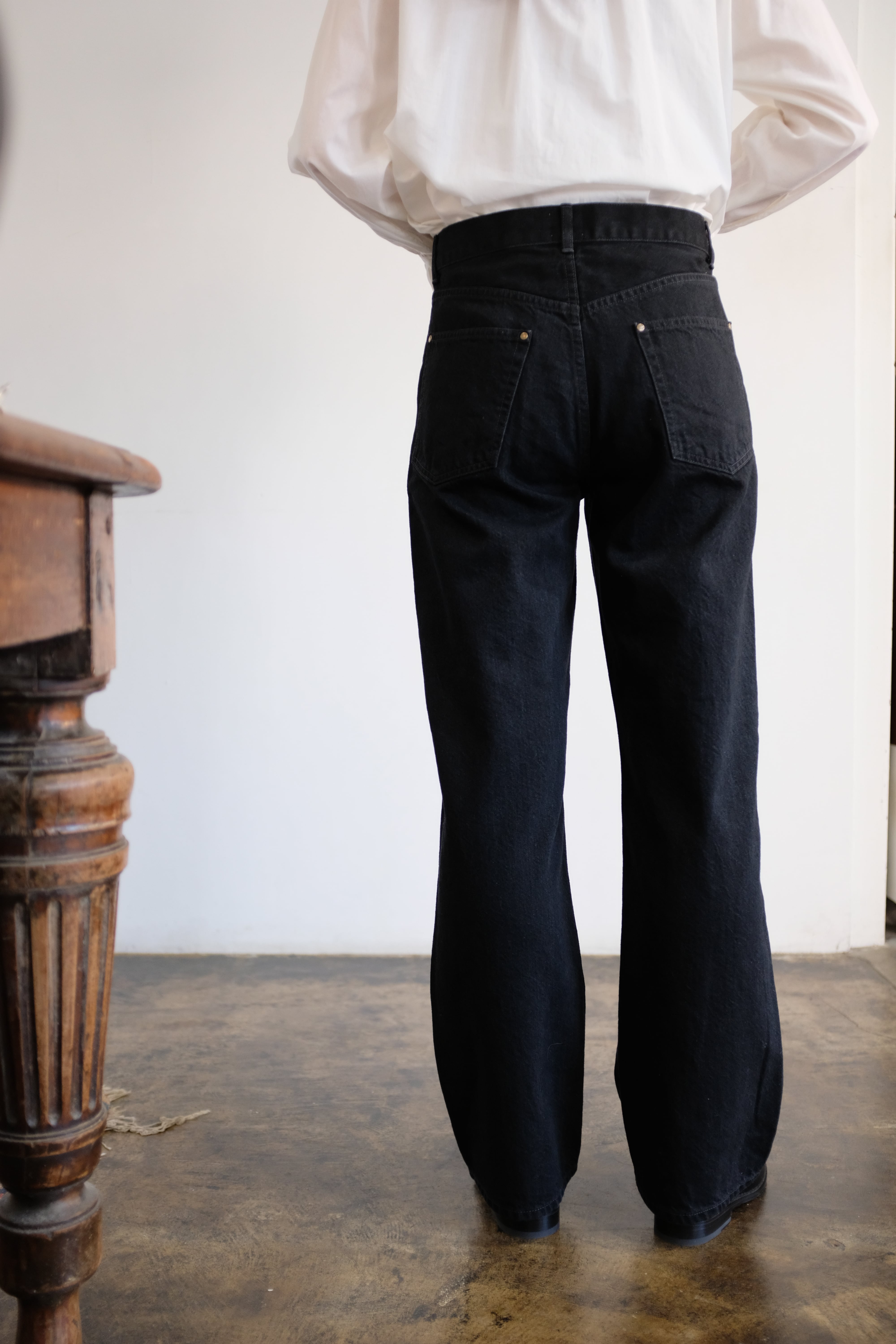 BISOWN]CO/HE PURE STRAIGHT DENIM / W BLACK | YES-姫路の美容院と服