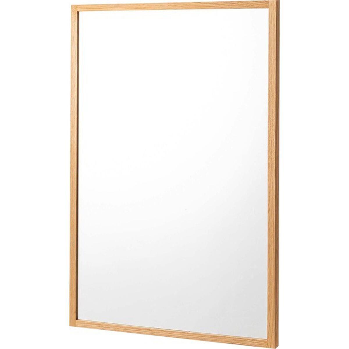 ミラー MTK-311NA 鏡 ウォールミラー 壁掛けミラー 洗面ミラー おしゃれ オーク 北欧 姿見 飛散防止 省スペース 一人暮らし ワンルーム オーク無垢材 ナチュラル