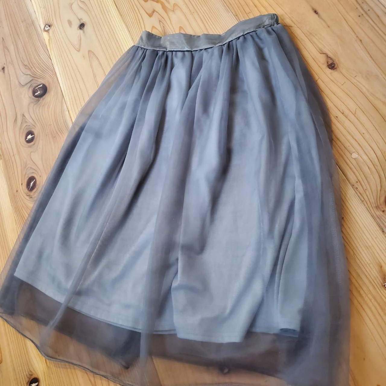 【USED】チュールスカート　春スカート　デート通勤通学お出かけ　美品